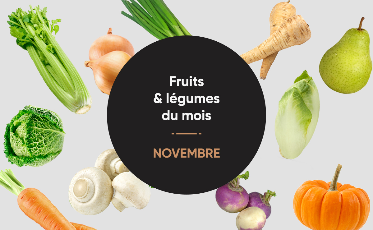 Fruits et légumes de novembre